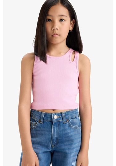 Defacto Kız Çocuk Bisiklet Yaka Atlet C4607a825hspn666 Pembe Defacto Kız Çocuk Bisiklet Yaka Atlet C4607a825hspn666 Pembe