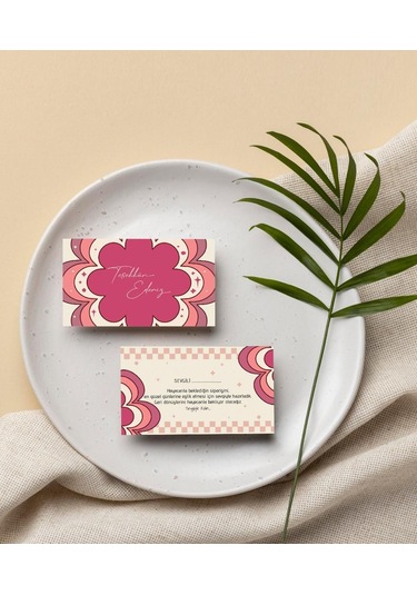 Çift Yön Kargo Paketleme Teşekkür Kartı Thank You Cart Pytktskk32