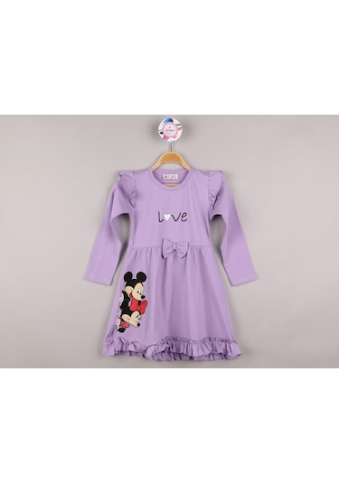 Kız Çocuk Elbise Lila