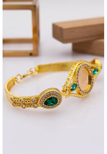 22 Ayar Altın Gram Altınlı Kelepçe Bileklik LKSGRM140