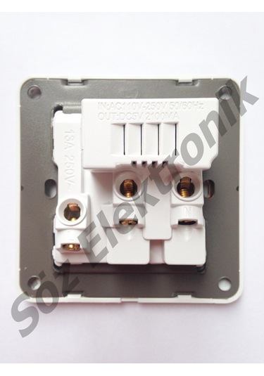 Universal Priz 2 Usb Çıkışlı