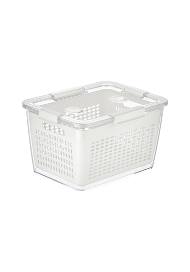 Selka Home Lavin 7 Litre Ekru Saklama Kabı Ekru