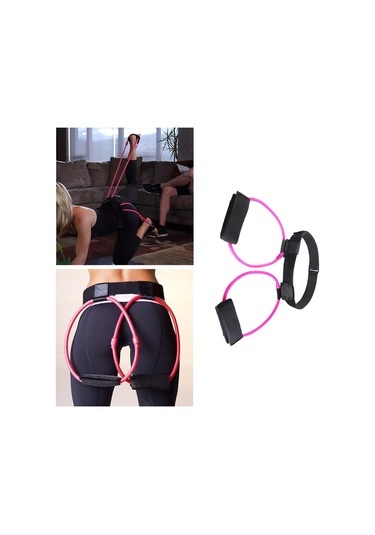 Dolıty Fitness Ganimet Eğitim Bandı Ayarlanabilir Bel Pembe Pembe