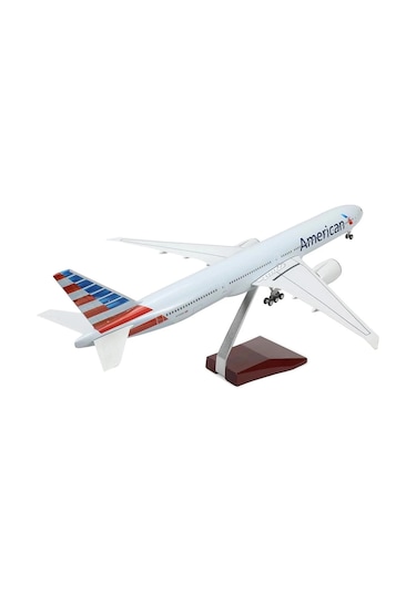 1/130 Ölçekli Boeing 787 American Airlines 43 Cm Model Uçak Maketi