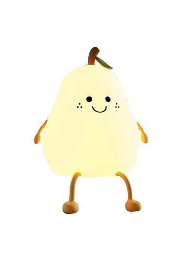 Maoyaya Armut Şekilli Usb Şarj Lamba, Masa Yatak Odası Için Led Gece Lambası Çok Renkli