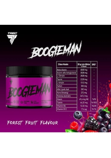Trec Nutrition Boogieman Pre Workout 300g Forest Fruits Flavour