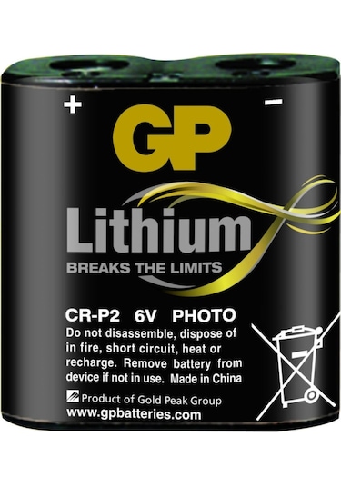 Gp Cr-P2 Liyum 6V Pil
