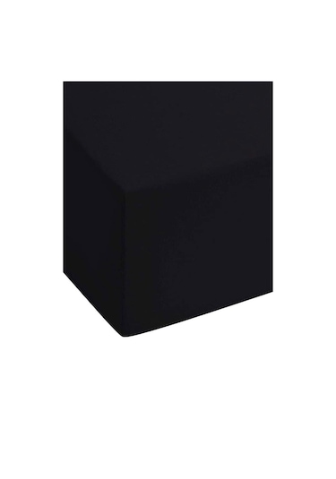 2 Adet Battal Boy Düz Pamuklu Çift Kişilik 200 X 200 Cm Lastikli Penye Çarşaf Siyah-beyaz Siyah - Beyaz