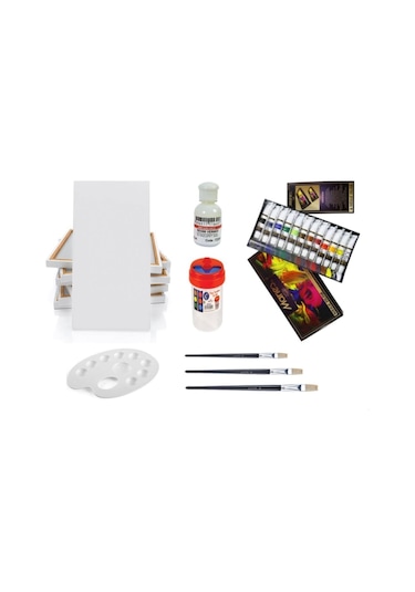 Akrilik Boya Seti 35X50 Tuval N11.4249