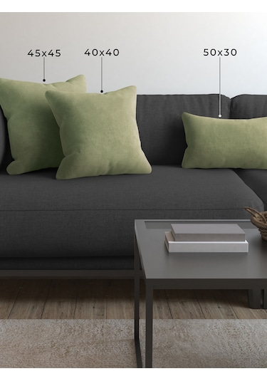 Soft Series Çağla Yeşili Kırlent, Yastık Kılıfı Çağla Yeşili