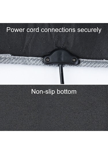 Sones Araba 24v Ön Koltuk Isıtıcı Minder Isıtıcı Kapak Kış Isıtmalı Sıcak, Tekli Koltuk Bej