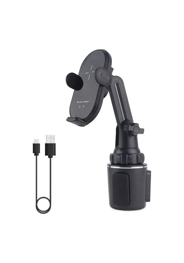 Joyjadehub Evrensel Araba Qi 15w Kablosuz Şarj Cihazı Bardak Cep 1pc