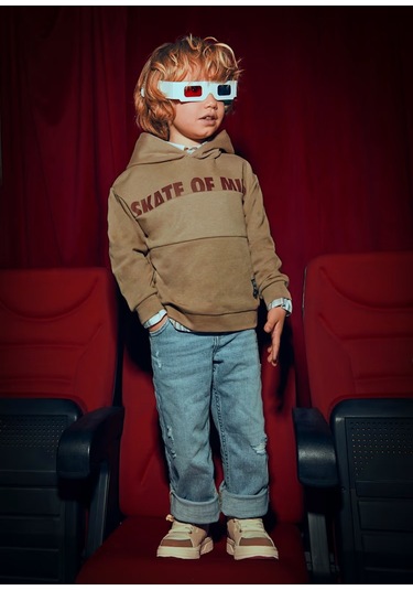 Mayoral Erkek Çocuk Sweatshirt 4409 Bej