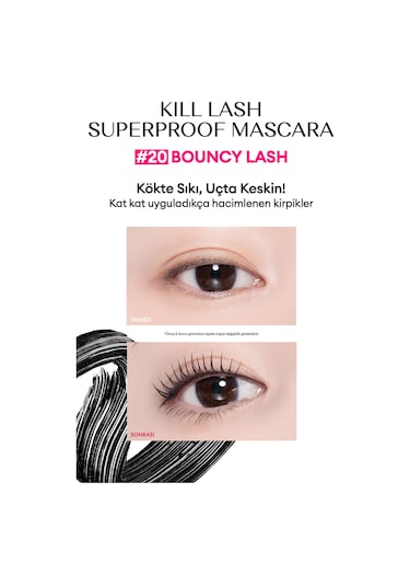 Clıo Kill Lash Superproof Mascara 20 Bouncy Lash