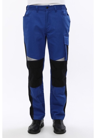 Uniprom İş Pantolonu Roma Model Diz Destekli 6 Cepli Mavi