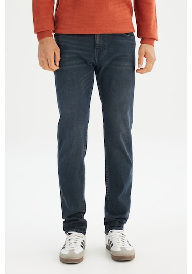 Lee Pamuklu Slim Fit Esnek Erkek Jean Pantolon Ml701012397 Mavi
