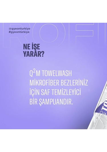 Gyeon Q²m Towel Wash Mikrofiber Bez Yıkama Şampuanı - 500 Ml