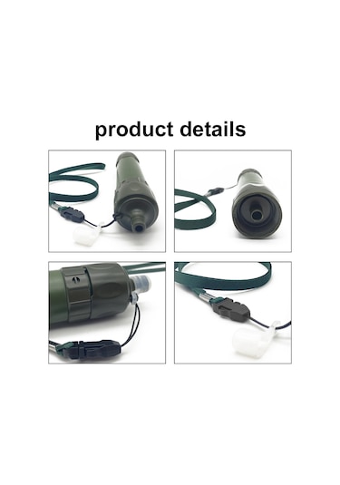 Mufunye Kampanyalı Taşınabilir Su Arıtma Pipeti - Doğa Yürüyüşü Ve Acil Durumlar İçin