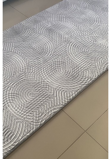 Lüle Halı Delüx Kaymaz Taban Halı Yolluk Gri Renk, Dlx7054 Gri