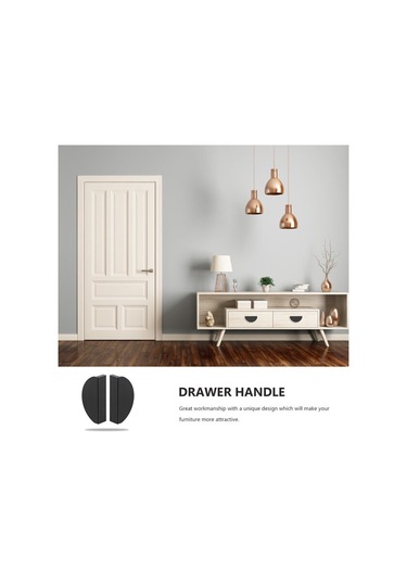 Adet Basit Yarım Dairesel Kulp Hafif Lüks Dolap Kulpu Dolap Kapı Kulpu