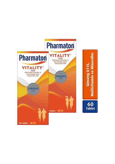 Pharmaton Vitality 2 x 60 Tablet