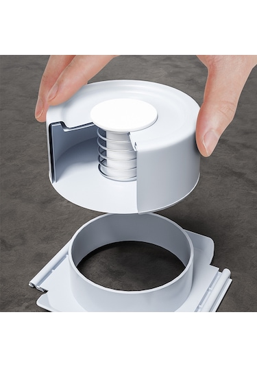 Hombey Evlerde Patates Havuclarını, Havuçları, Salatalıkları Dilimleyen Çok Fonksiyonlu Çelik Gri Mutfak Aleti - Dilimleyici, Parçalayıcı, Kesici Gri