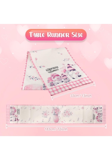 Suntek Noel Masa Örtüsü Cafe Dekoratif Ev Dekor Sevgililer