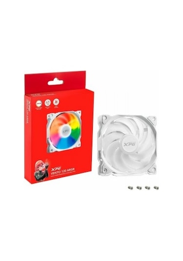 Xpg Argb Vento120argb-whcww 120mm Tekli 3pin Beyaz Kasa Fanı