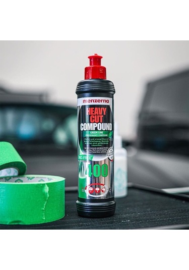 Menzerna 400 Yeşil Seri Ağır Çizik Giderici Kalın Pasta - 250 Ml