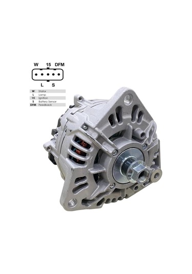 24v Alternatör Dinamo 120 A 5 Fiş Soketli W-l-15-s-dfm Daf-man Tga/tgl/tgm/tgs