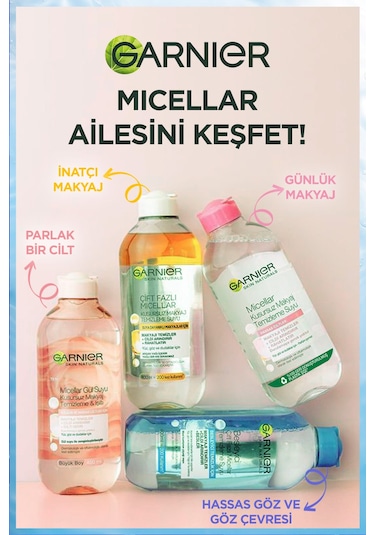 Garnier Besleyici Çift Fazlı Micellar Makyaj Temizleme Suyu 400 ML