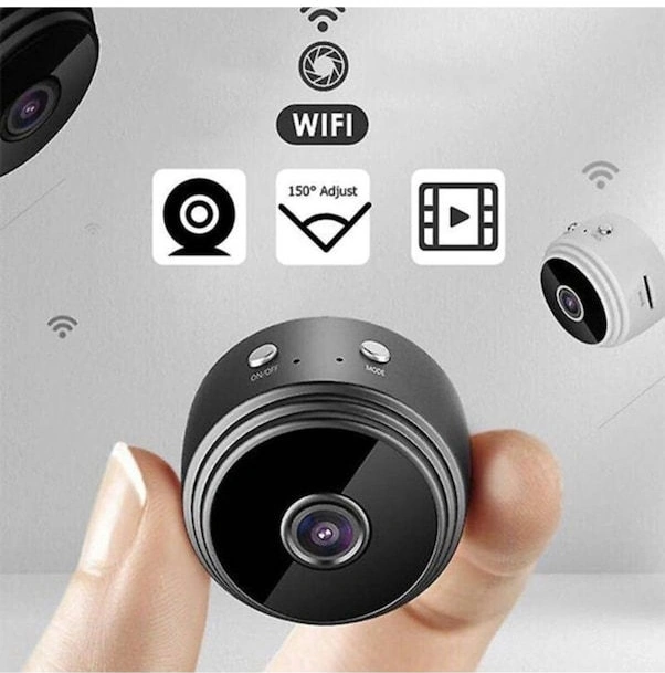 Xiyyadms A9 Siyah Ev Wifi Gözlem Kamera - 1080p Hd, Gece Görüşü, Dış Etkinlikler, Çocuk İzleme, Manyetik Montaj