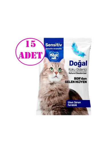 Magic Power Kedi Kumu Koku Giderici Sensitiv 25 Gr 15 Ad