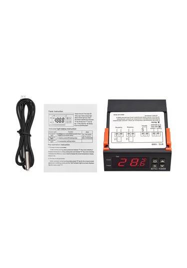 Singree Stc-1000 Akıllı Sıcaklık Kontrol Cihazı - Isıtma/soğutma Otomatik Geçişli, Hassas Termostat