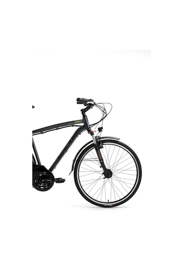 Bisan Comet Elektrikli Bisiklet 48 Cm V 26 Jant 21 Vites Parlak Gri Sarı Gri