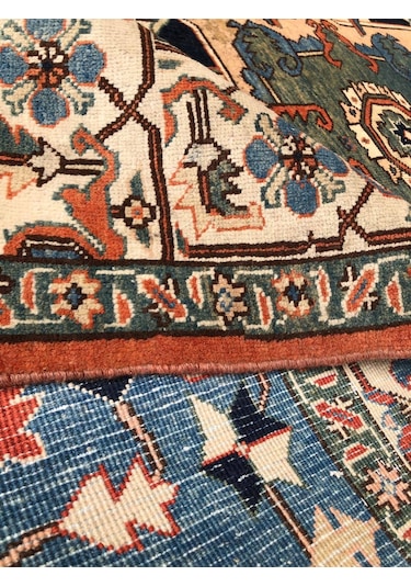 El Dokuma Ipek Yün Iran Tebriz Halı 292X200Cm 008