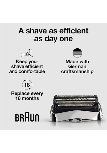Braun 3 Serisi Tıraş Makinesi Yedek Başlığı 32b Siyah