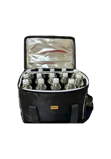 Ns Reliable Kamp Piknik Termal Soğutucu Yalıtımlı Buzluk Termos Çanta - 1000 Siyah