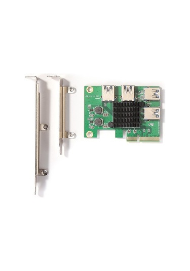 Fortunelane Pcı-e X4'ten Usb3.0'a Dönüştürücü Kart - 4 Portlu Grafik Genişletme Aleti, Kalın Altın Kaplama, 8gb/s Bant Genişliği