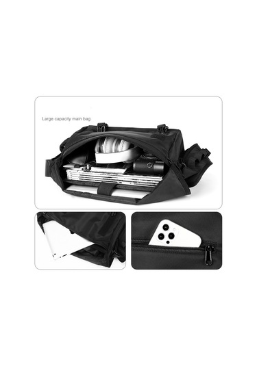 Truffle 1736 Tablet PC ve Laptop Omuz Çantası Siyah