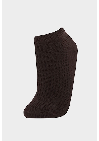 DeFacto Kadın 5'li Pamuklu Patik Çorap F5431AXNSKR1