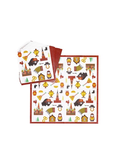 Super Prazdnik Tek Kullanımlık Mendil Rus Tarzı 33cm 1 Paket 12 Adet 360735389 Diğer