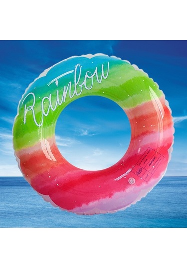 Ikkb sü Çocuk Pullu Degrade Renk Petal Yüzme Simidi 60