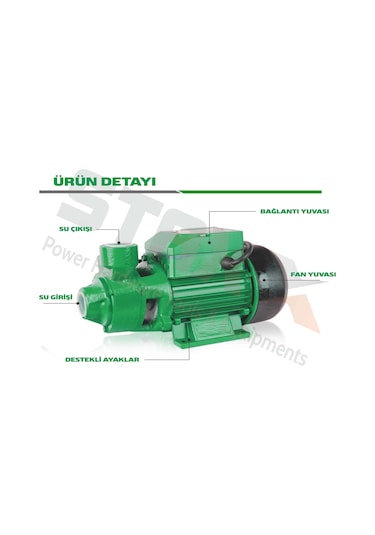 Mrs-Max Qb60 Elektrikli Su Motoru 0.5Hp 1 Inç N11.584