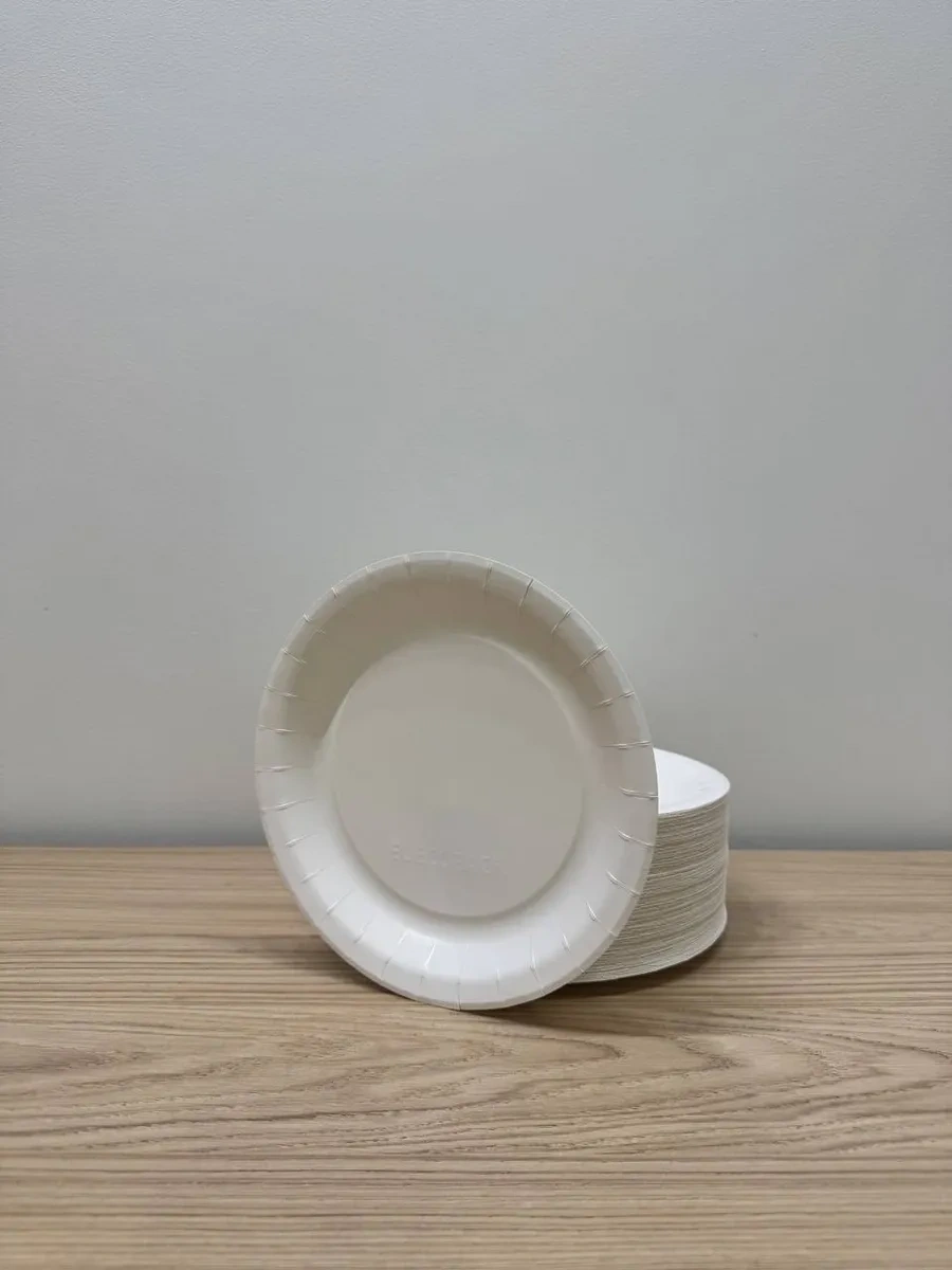 Euecopack Kağıt Tek Kullanımlık Tabaklar 20 Cm 100 Adet 323117245 100