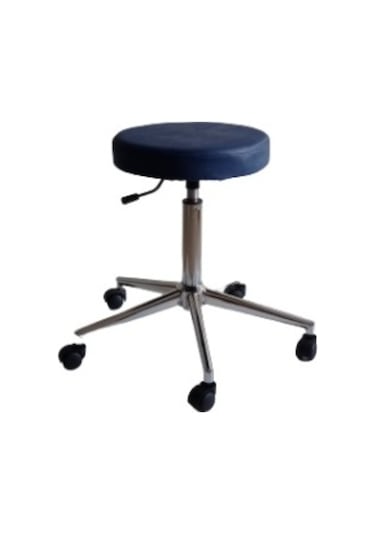 Tabure Lüks Kromaj Ayaklı