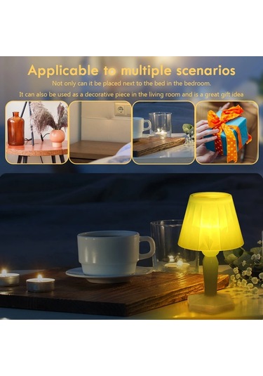 Sones Led Elektronik Işık Ortam Şekeri Küçük Masa Lambası Dekoratif Gece Işıkları Çok Renkli