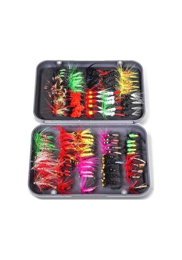 Novahub Çeşitli Renklerde Olta Sineği Seti 20/100 Adet - Taşıma Kutusu Dahil