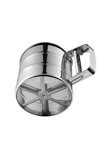 Pasulama İçin Paslanmaz Çelik Un Elek, Çift İnce Örgü Çelik