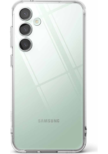 Galaxy S23 Fe Uyumlu Şeffaf Silikon Kılıf 3d Kamera Korumalı